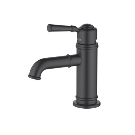 Смеситель для раковины 72, без донного клапана AQUATEK, матовый черный AQ1510MB КЛАССИК, артикул AQ1510MB