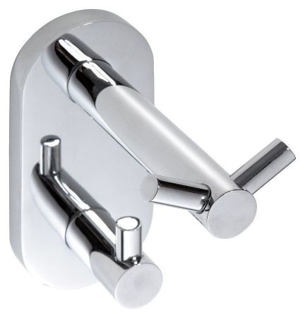 крючок OMEGA двойной хром 55*120*90мм