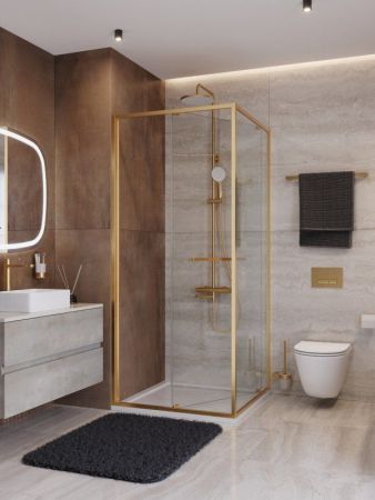 LUX-A-FS-1-90-C-CR Душевой уголок, артикул LUX-A-FS-1-90-C-CR