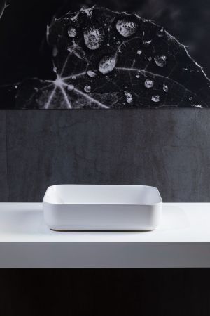 Раковина накладная Allen Brau Fantasy 50 4.11021.21 белый матовый, артикул 4.11021.21