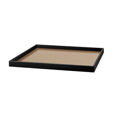 ADJ Поднос Mondo, 25x25xH3 см., цвет: капучино/шоколад, артикул 0062.04/06