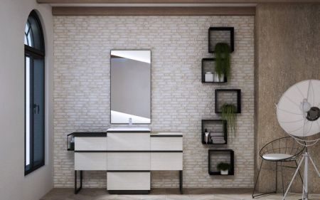 Мебель для ванной CEZARES QUBO, артикул 40383