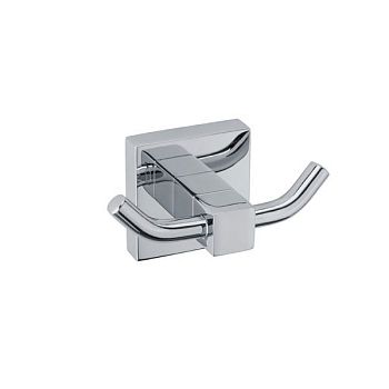 Двойной крючок для ванной FIXSEN METRA FX-11105A, хром