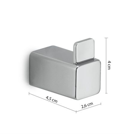 Gedy Spluga, крючок одинарный, цвет хром, артикул SG26(13)