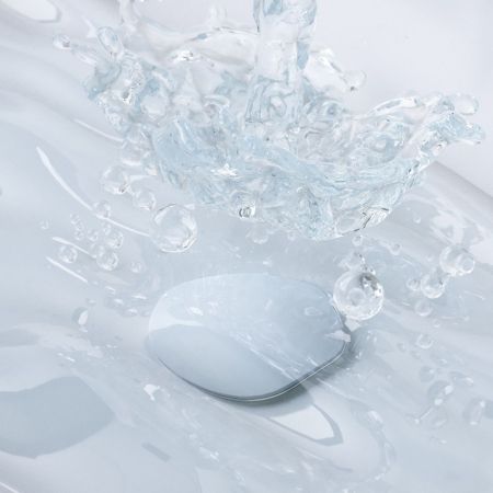 210600200 Option, универсальный донный клапан, белый глянцевый, артикул 210600200