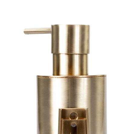 Stil Haus Hashi, настенный металлический дозатор, цвет золото сатин, артикул HS30M(15)