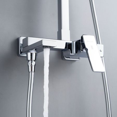 Душевая система Shevanik S4636, хром