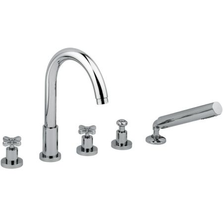 Смеситель на борт ванны Migliore Naxos ML.NAX-7680.CR Хром, артикул ML.NAX-7680.CR