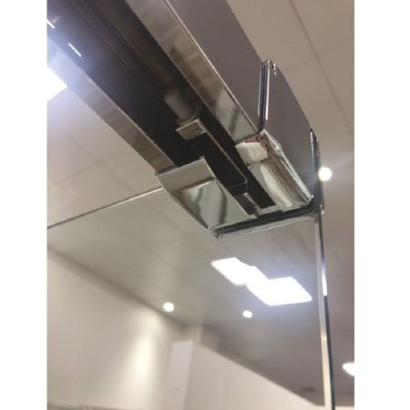 Шторка на ванну Cezares Tandem Soft VF-2 200х145 профиль Хром стекло прозрачное, артикул TANDEM-SOFT-VF-2-200/145-C-Cr-IV