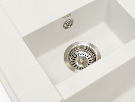 Кухонная мойка Grandex Aqua Topline 600111, белый