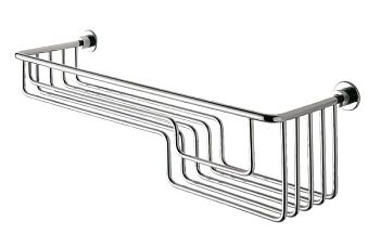 Gedy, решётка прямоугольная 1-уровневая с двумя глубинами (42,5х13хh11,5), цвет хром