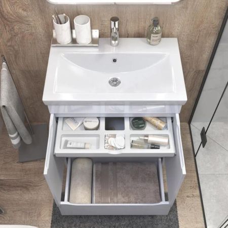 Тумба с раковиной напольная VIGO Grani 285, 70 см, артикул 285-com