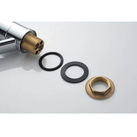 Смеситель для кухни Knotlor KN-12, хром