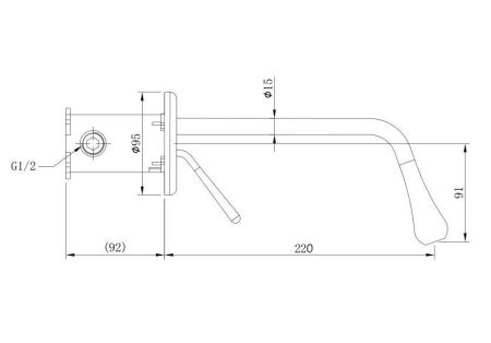 Смеситель TROPFEN для раковины, хром BOCH MANN BM8925, артикул BM8925