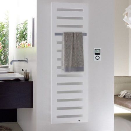 Электрический полотенцесушитель Zehnder Metropolitan Bar MEPE-180-040/ID Белый, артикул MEPE-180-040/ID