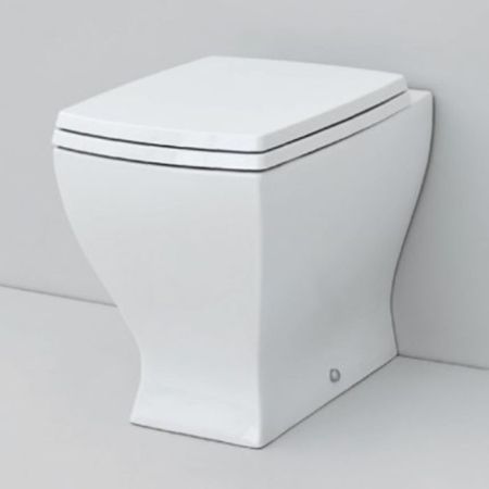 Artceram JAZZ Унитаз приставной слив универсальный  54*36см c креплением, цвет белый матовый