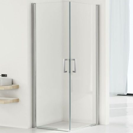 Душевой уголок Vincea Orta 80х80 VSS-1O8080CL профиль Хром стекло прозрачное, артикул VSS-1O8080CL