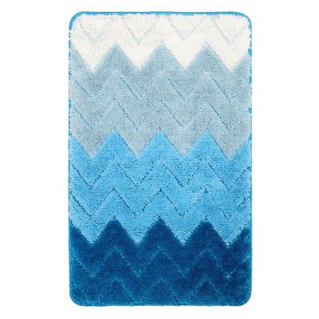 Коврик для ванной комнаты FIXSEN DEEP FX-5003C, голубой, артикул FX-5003C