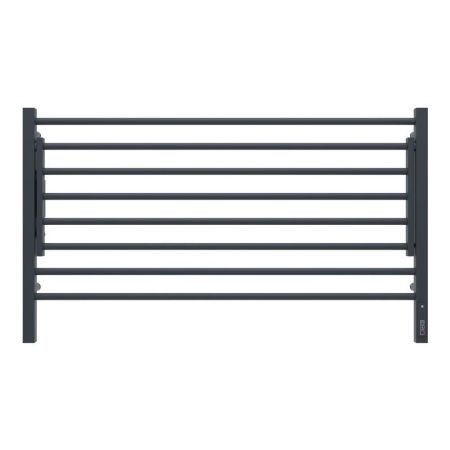 Полотенцесушитель электрический с полкой Terminus Горизонт П8 100х60 КС, черный муар, артикул 4670078543325