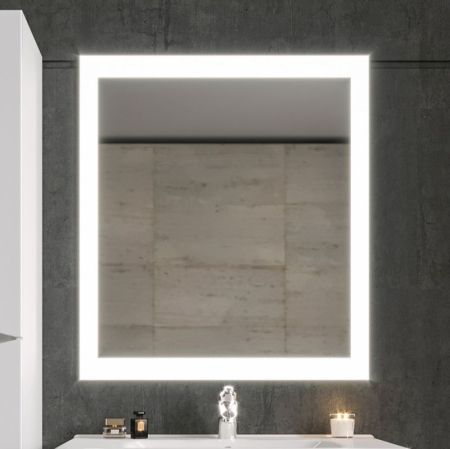 Тумба под раковину Бриклаер Вега 80 подвесная Белый глянец, артикул 4627125414077