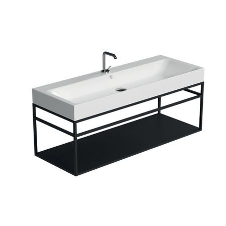 KERASAN Cento раковина 120х45 c 1 отв. под смеситель, цвет белый, артикул 353401*1