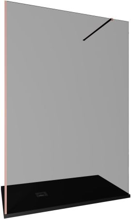 Душевая перегородка Allen Brau Infinity 1 140 3.21030.60.T медь браш, артикул 3.21030.60.T