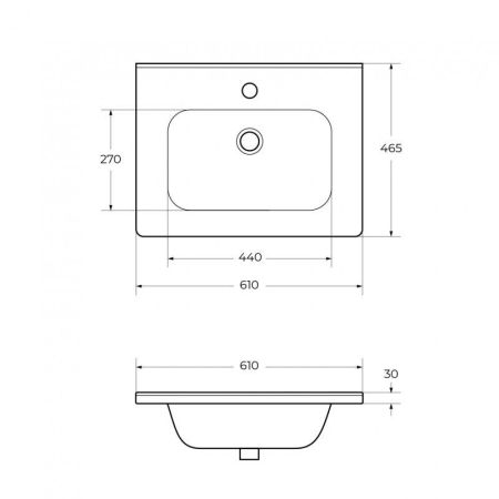 Мебель для ванной комнаты BELBAGNO ETNA-H60-600, артикул BB1923-600
