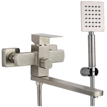 Смеситель для ванны Fmark FS8124, сатин