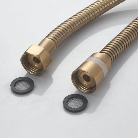 Смеситель для ванны Shevanik S9922G, золотой сатин, артикул S9922G