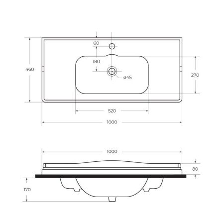 Мебель для ванной CEZARES GIUBILEO, артикул CZR-ELT-80-LVB