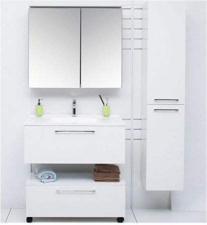 Шкаф-пенал De Aqua Тока 1БК 35 R белый, артикул 00167295