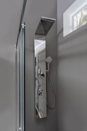 Душевая панель Galaxy Shine с гидромассажем и изливом, артикул AP40-01