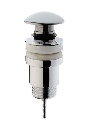 Донный клапан для раковины CeramaLux универсальный, хром, артикул 