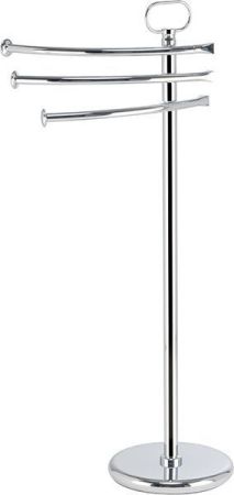 Stil Haus Prisma, стойка: 3 полотенцедержателя, цвет хром, артикул PR19(08)