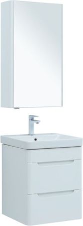 Мебель для ванной Aquanet София 50 белый глянец (2 ящика)
