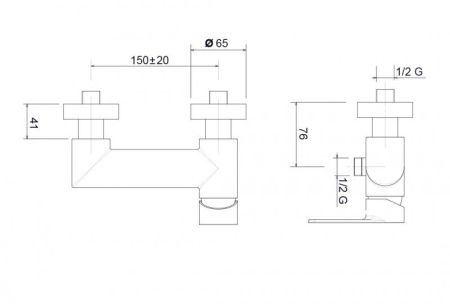 Смеситель для душа CEZARES TIRRENO-DM-01, артикул TIRRENO-DM-01