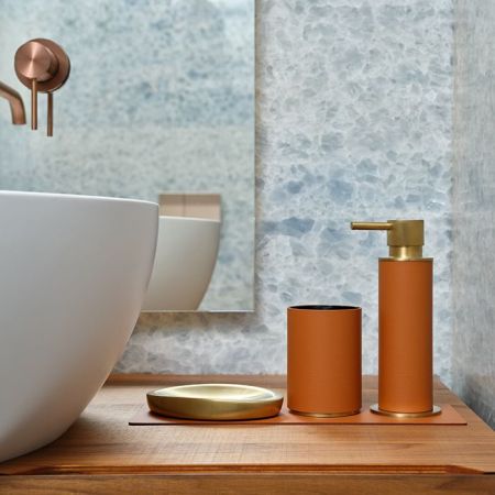 ADJ Мыльница, 14x9xH2 см., цвет: матовое золото, артикул 4940.OM