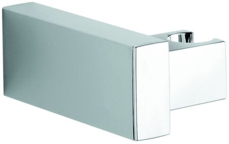 Emmevi, квадратный регулируемый держатель ручного душа из ABS пластика, цвет хром, артикул C06905E/CR