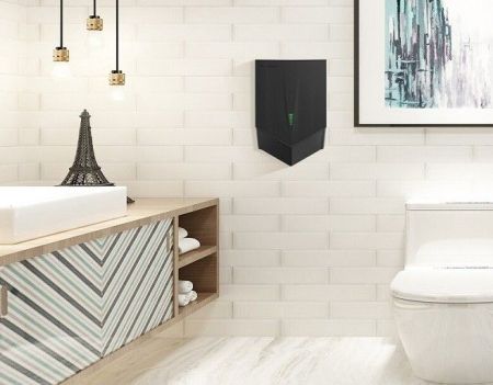 Сушилка для рук CeramaLux A1011 Черная, артикул 