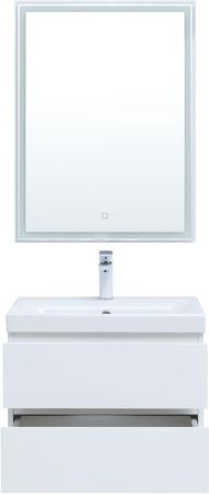 Мебель для ванной Aquanet Беркли 60 белый глянец (2 ящика), артикул 00306358