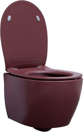 Чаша подвесного унитаза Allen Brau Fantasy 4.11004.BD бордо, артикул 4.11004.BD