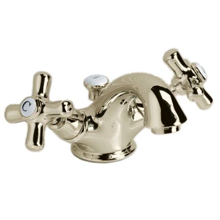 Devon City Смеситель для раковины, на 1 отв. с донным клапаном, цвет: светлое золото, артикул UTCI110