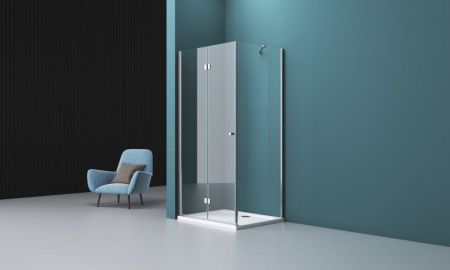 Душевой уголок BelBagno ALBANO-ASH-1-90/80-C-Cr