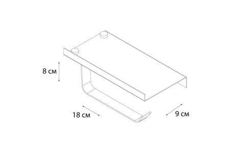 Держатель туалетной бумаги Fixsen Hotel FX-31011 Хром, артикул FX-31011