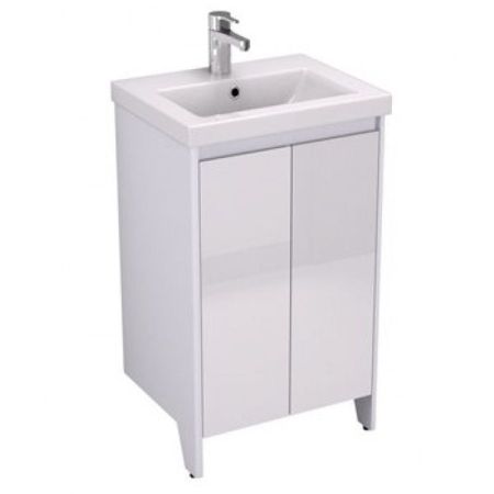 Тумба под раковину Velvex Klaufs 50 tnKLA.50.2D-616.216 Белая, артикул tnKLA.50.2D-616.216