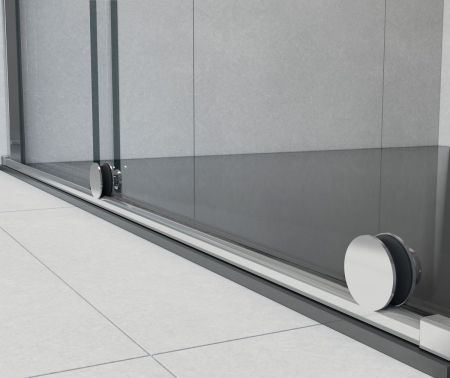 Душевая дверь Arno VPS-1A150CL, 1500, хром, стекло прозрачное, артикул VPS-1A150CL