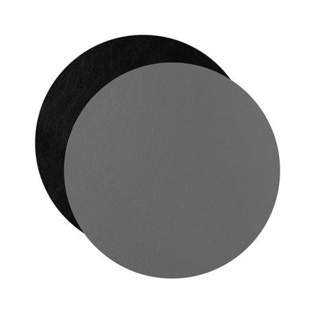 ADJ Круглый плейсмат, D35 см., цвет: черный/серый, артикул 0004.01/03