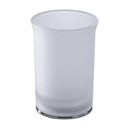 Colombo Link Стакан настольный, цвет: хром/матовое стекло, артикул B2441.CR-VAN