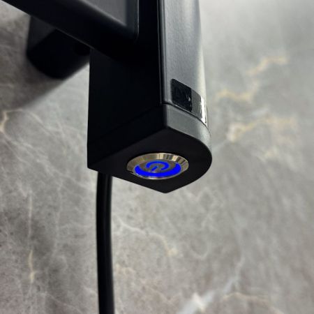 Полотенцесушитель электрический Fixsen BASIC 600х500 FX-7400B, черный, артикул FX-7400B