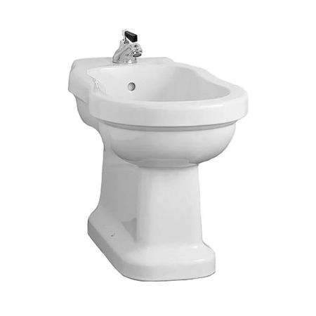 Devon Blues Биде напольное (56х34.5 см) с 1 отверстием под смеситель, цвет: белый, артикул IBBID1FBLUES